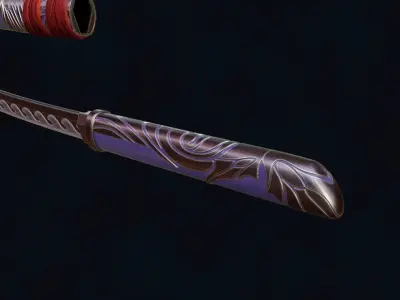 Si Fi Psylocke Vengeance Cosplay Katana Sword Marvel Rivals 3D print model