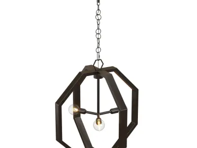 Crate and Barrel - Cooper Chandelier 3D model