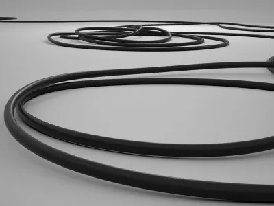 Floor Wire 3D model