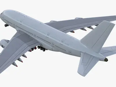  Airbus A380 800 Interior Red 