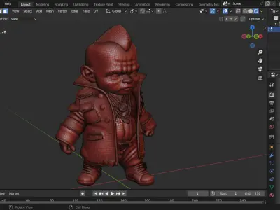 Baby Yondu 3D print model
