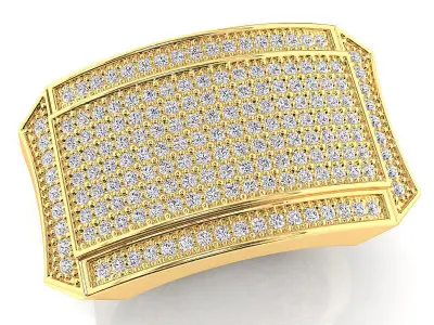 Big fancy mans ring 3D print model