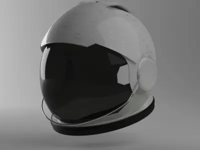 NASA Space-Helmet 3D model Low-poly 3D model
