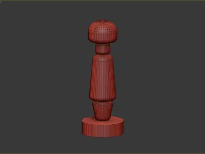 Colorful blown-glass totems by Luca Nichetto 3D model