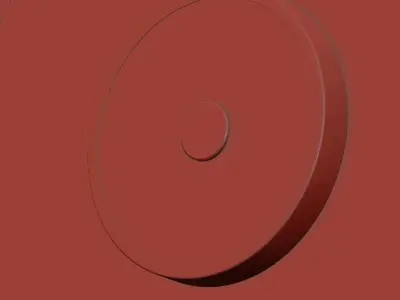 Natural Marble LED Wall Lamp 3D model