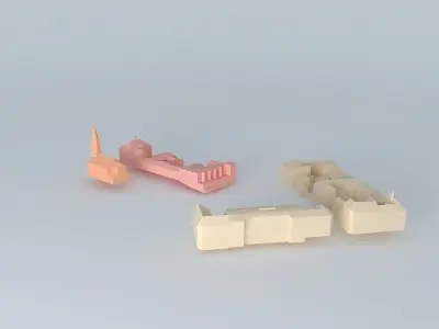 DogA city Free 3D model