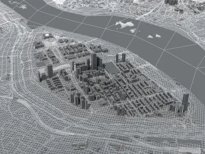 Seoul South Korea 3D model