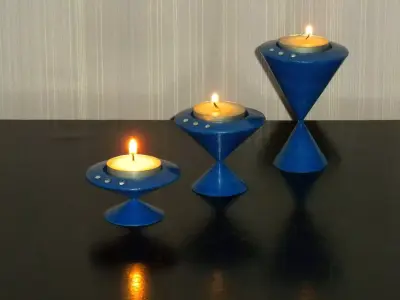Modular Candle Holder 3D print model