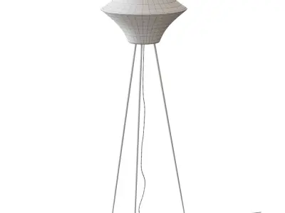 FIXNES Floor lamp turquoise 3D model