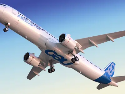  Airbus A321 Neo with interior and cockpit 