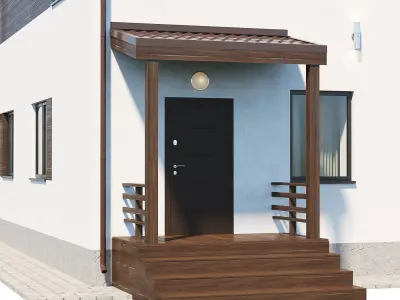 Modern Country House 3D model