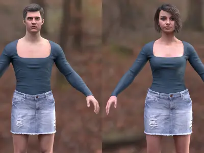  Man and Woman in Summer 4 