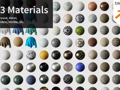 General Blender Material Pack 3D model