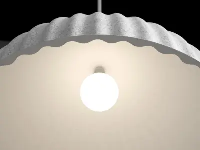 Muuto Under The Bell Pendant Lamp 55-82cm 3D model