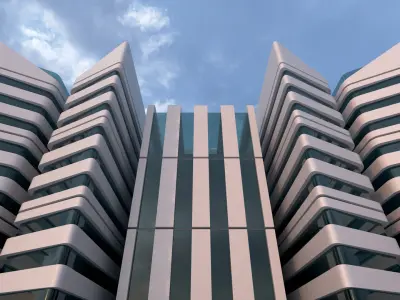Modern Building Concept V301 3D model
