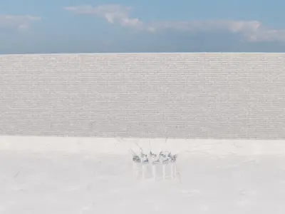 Lumion fountain - animated Low-poly 3D model