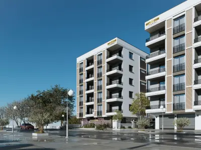 Two block site project 3D model purchase