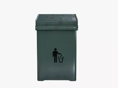 Trash Bin 3D model