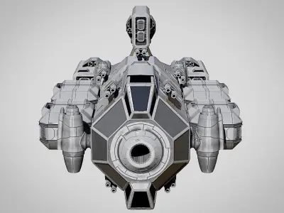 space cargo 3D model