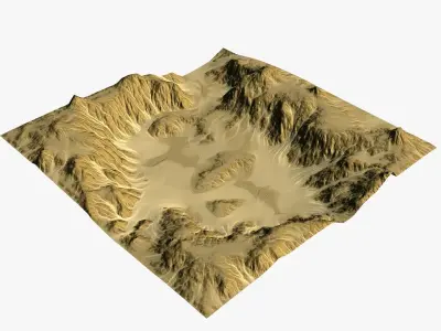 Brown A 24032015 Low-poly 3D model