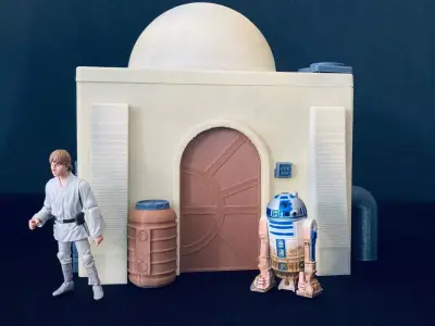 Tatooine Building Diorama 2 3D print model