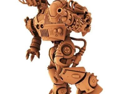 Toaster bot 5000 3D print model