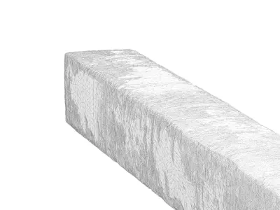 Column concrete 3D model