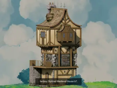fantasy Stylized Medieval Houses FPack