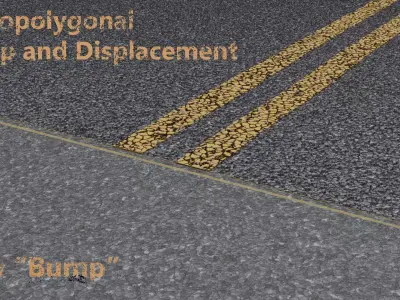 Asfalt - Procedural Asphalt Free 3D model