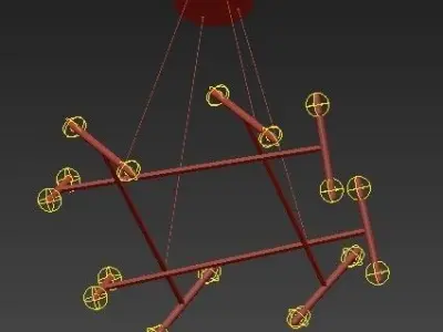 Le Diamant Chandelier 3D model