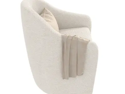 Four Hands Levi Dining Chair 3D model