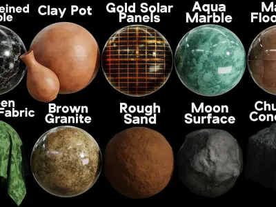 Blender Procedural Material Pack 20 Texture