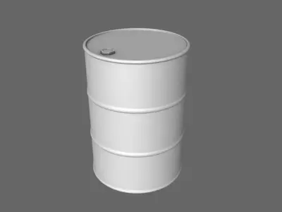 Oil Barrel Free 3D model 4
