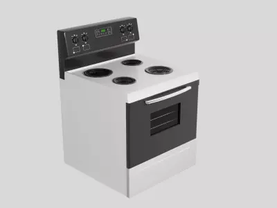 Electric Stove - Oven 3D model