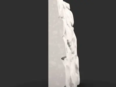 Modular Rough Rock Wall Set 3D print model purchase