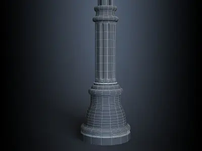 Street lamp AEL AVP series Valiant 3D model