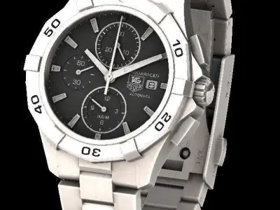 Tag Heuer Aquaracer Watch CAP2110BA0833 Free 3D model