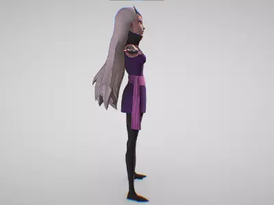 Charmcaster - Ben 10 Alien Force - Vilgax Attacks Low-poly 3D model