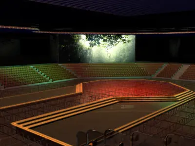 tv set show 2 3D model