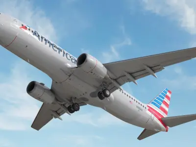  Boeing 737-800 American Airlines with Cockpit and Interior 