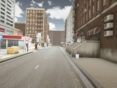 Modern City 2 Update Low-poly 3D model