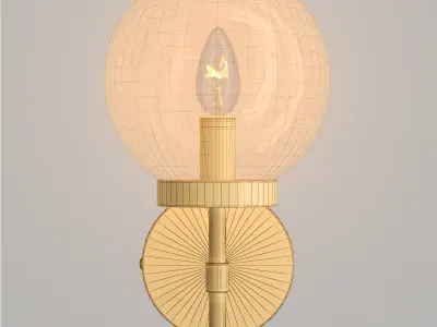 Camryn Glass Sconce 3D model