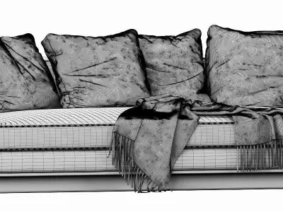 BB Italia AURAE sofa  3D model