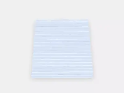 SCHOTTIS Pleated blind 1 Low-poly 3D model