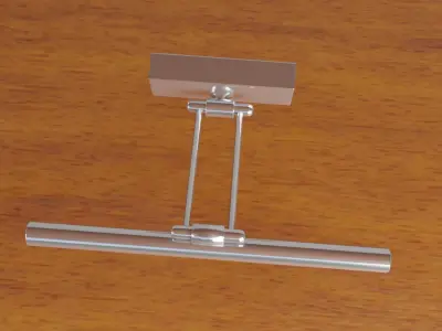 Wall Lamp Low-poly 3D model