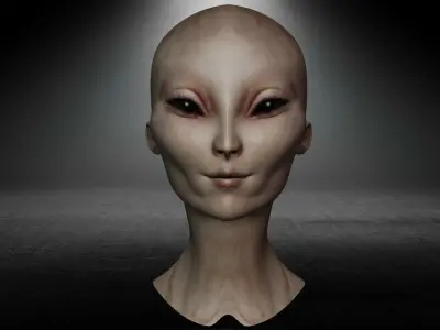 Alien Lady 3D model