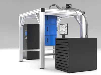Quantum Computer 3D model