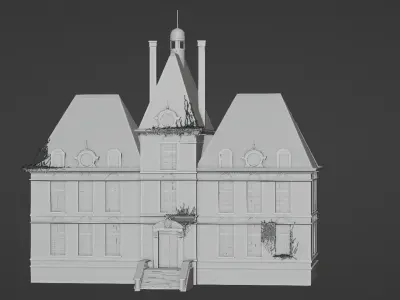 Moulinsart - Marlinspike Hall - The Adventures of Tintin 3D model