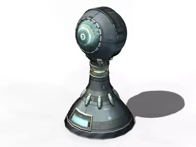 Ground-small operation ball 01 3D model