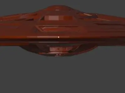 Fletcher Class Starship 3D model